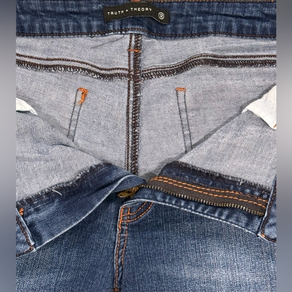 Classic Dark Blue Jean Shorts - Picture 4 of 6